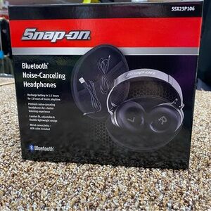 Snap-on Bluetooth Noise-Canceling Headphones - NIB